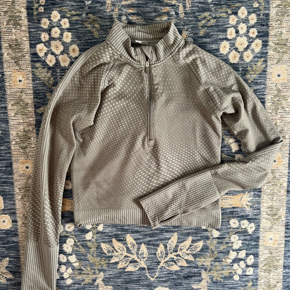 Lululemon Rest Less Cropped Half-Zip